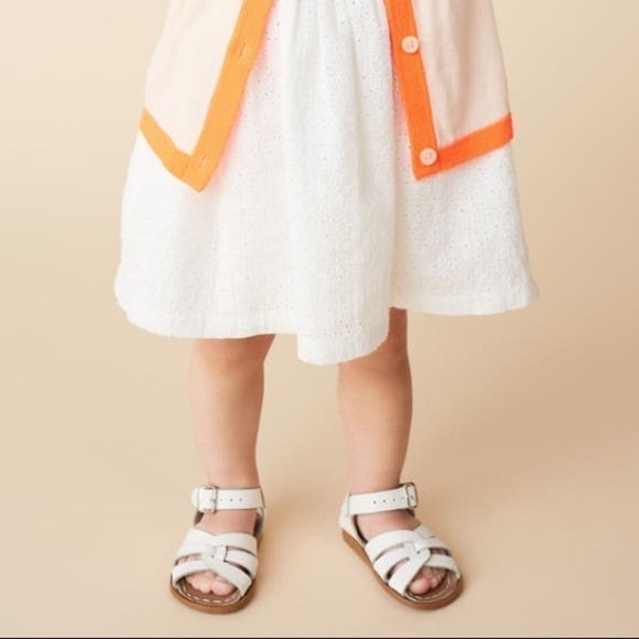 SALT WATER SANDALS BY HOY white Baby 4 - Picture 1 of 5